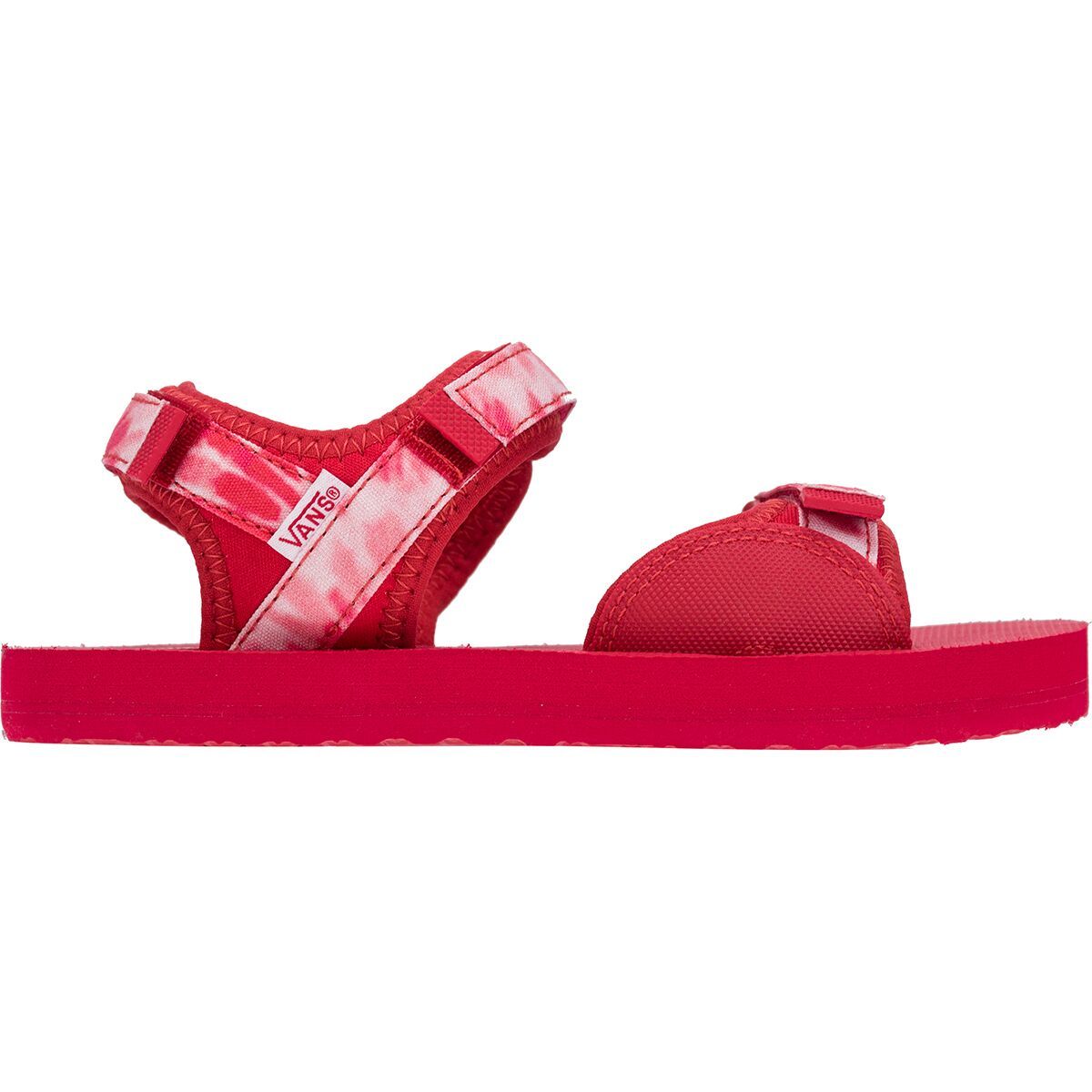 Vans Tri-Lock Sandal - Kids' (Tie Dye) Red/True White, 11.0/12.0