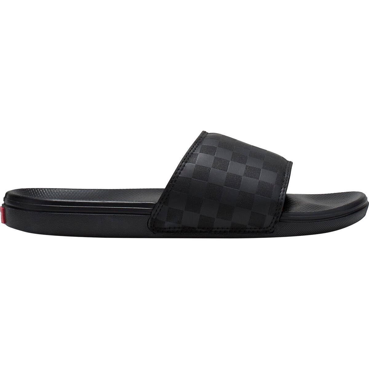 Vans La Costa Slide-On Sandal - Men's (Checkerboard) Black/Black, 6.0