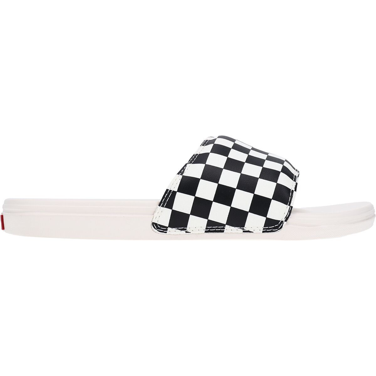 Vans La Costa Slide-On Sandal - Women's (Checkerboard) Black/Marshmallow, 6.0