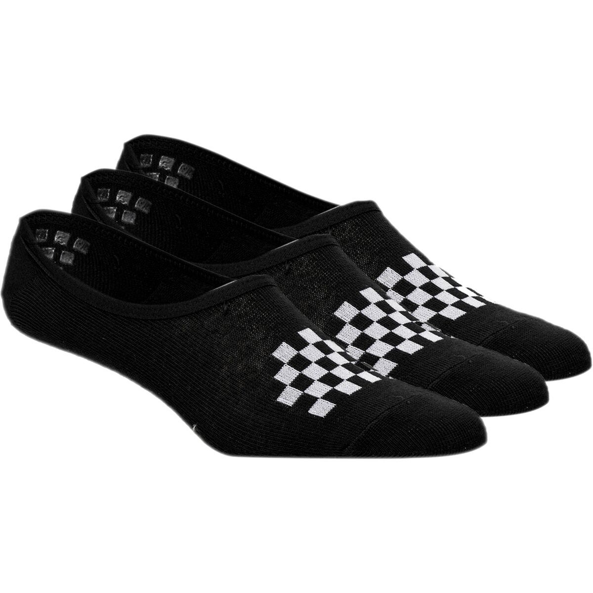 Image of Vans Classic Canoodle Sock - 3-Pack - Women's Black/White, 6.5-10.0