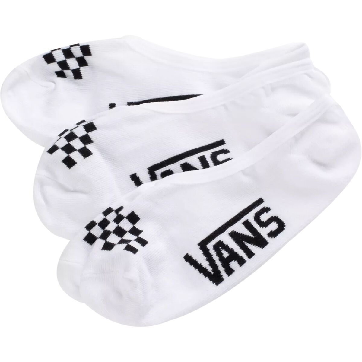Image of Vans Classic Canoodle Sock - 3-Pack - Women's White/Black, 6.5-10.0