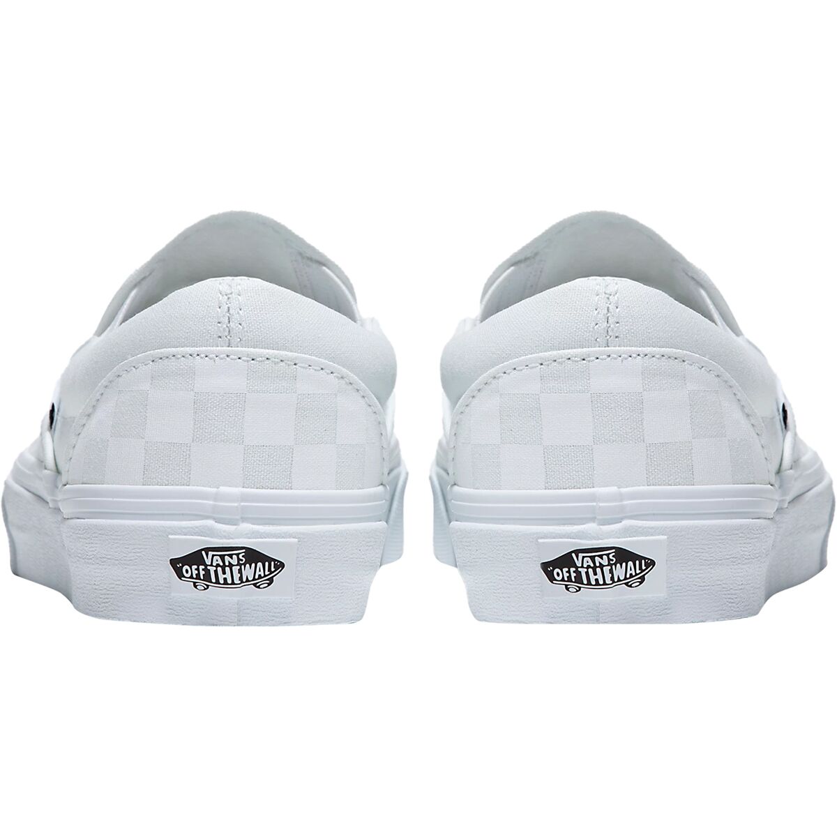 White true white clearance checkerboard vans