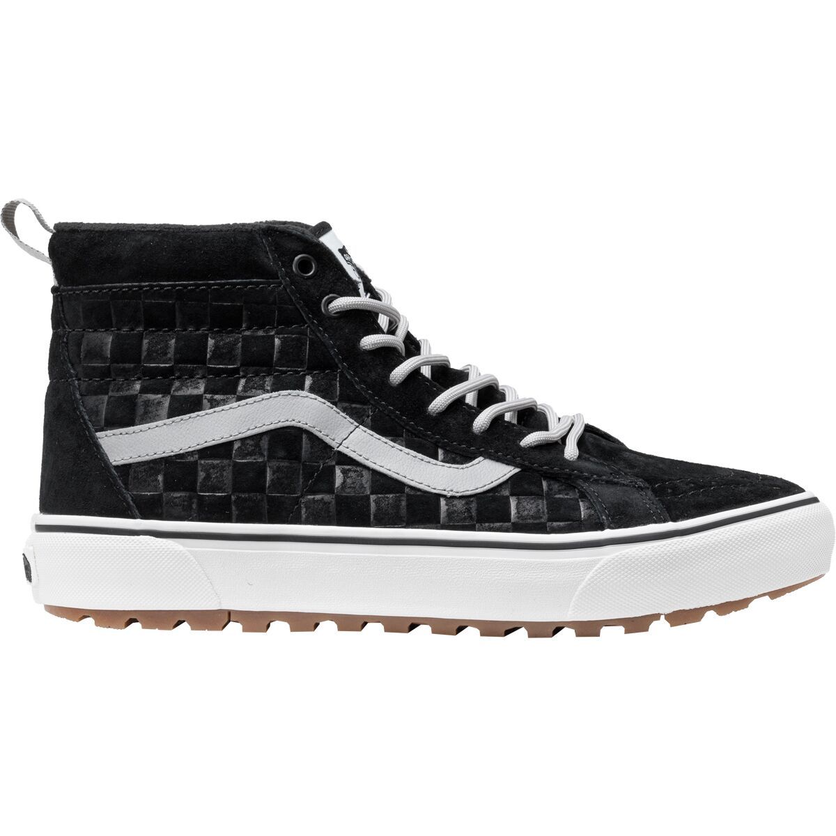 Vans Sk8-Hi MTE-1 Shoe Tonal Check Black, Mens 10.5/Womens 12.0