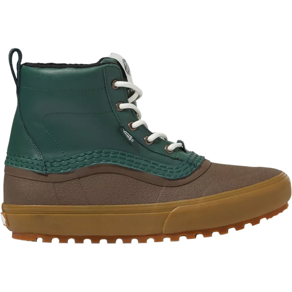 Vans Standard Mid Snow MTE Boot Jungle Green/Gum, Mens 5.0/Womens 6.5