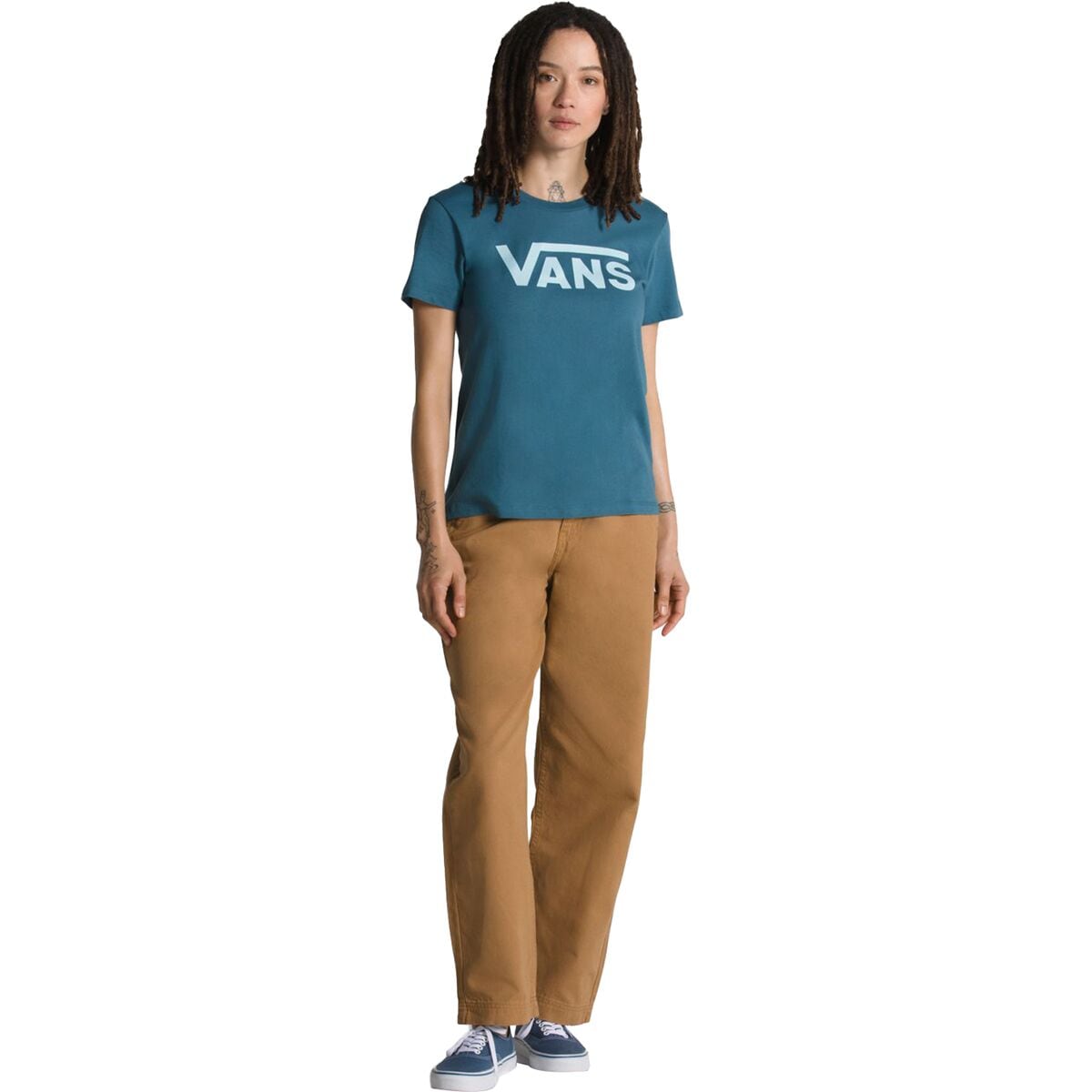 Women\'s V T-Shirt - Clothing - Vans Crew Flying