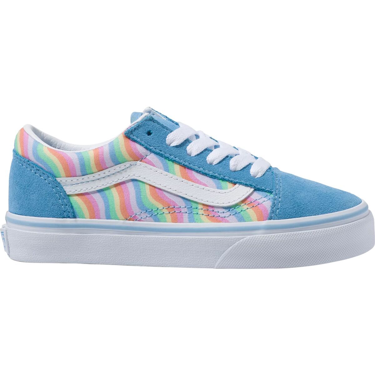 vans rainbow skate shoe