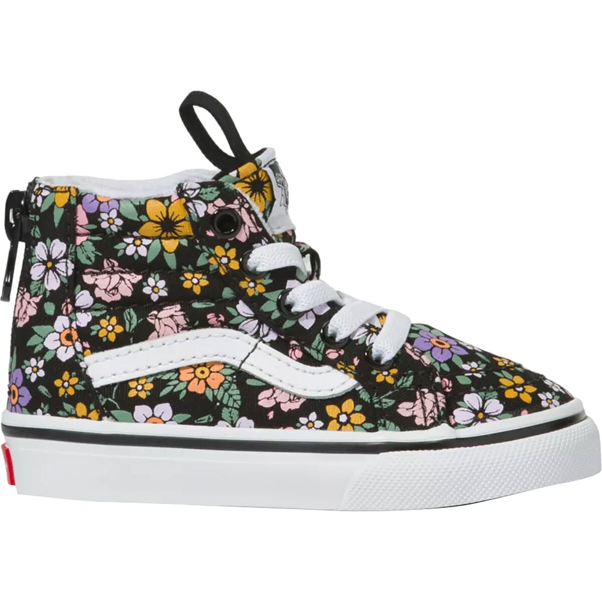 Vans Floral Sk8 Hi Zip Skate Shoe Toddler Girls Kids