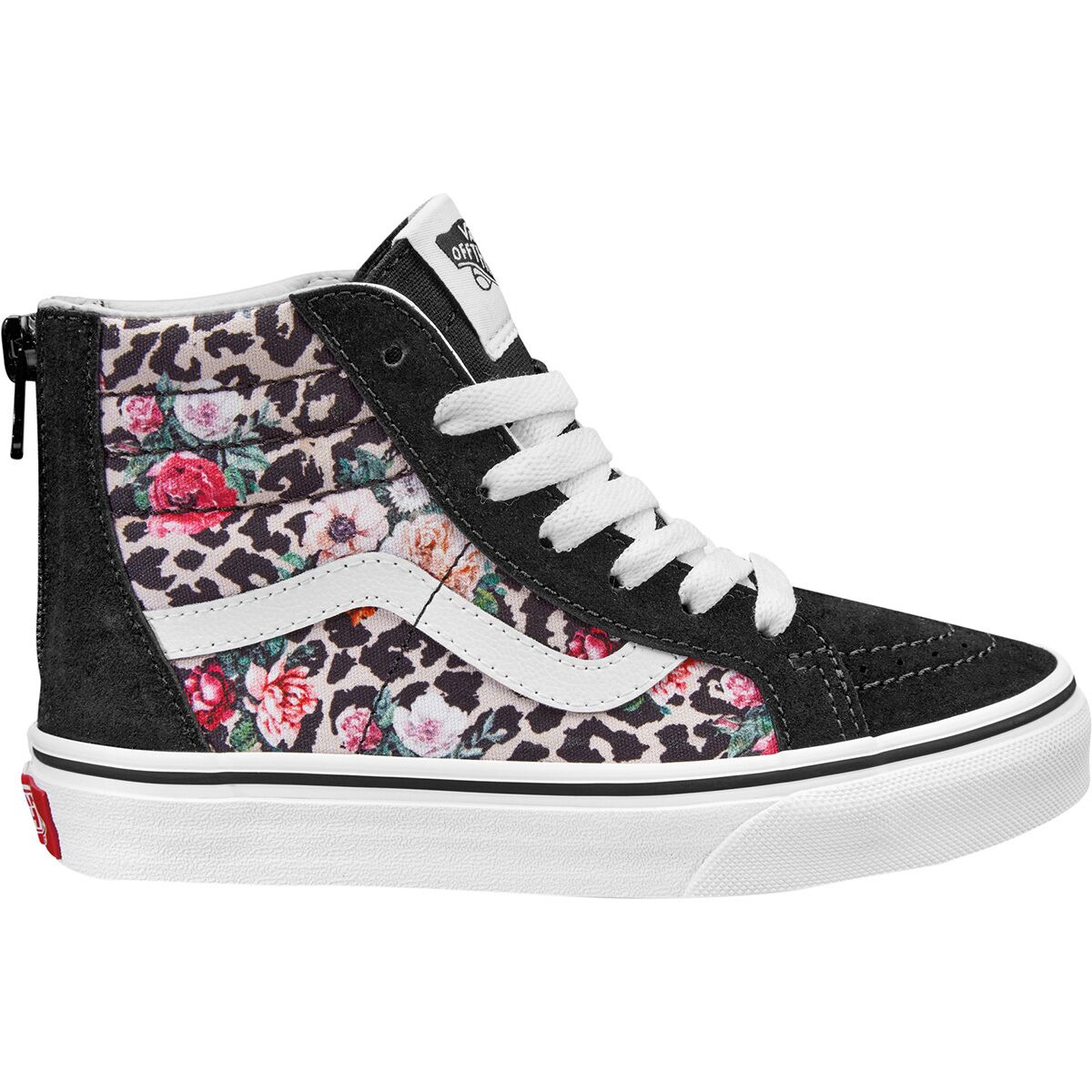 Vans SK8Hi Zip Leopard Floral Pack Skate Shoe - Kids'