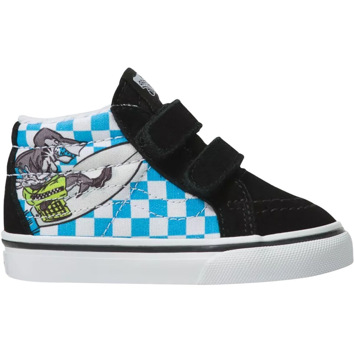 Vans Xtreme Sharks Sk8-Mid Reissue V Shoe - Toddler Boys' (Xtreme Sharks) Checkerboard/ Black, 3.0