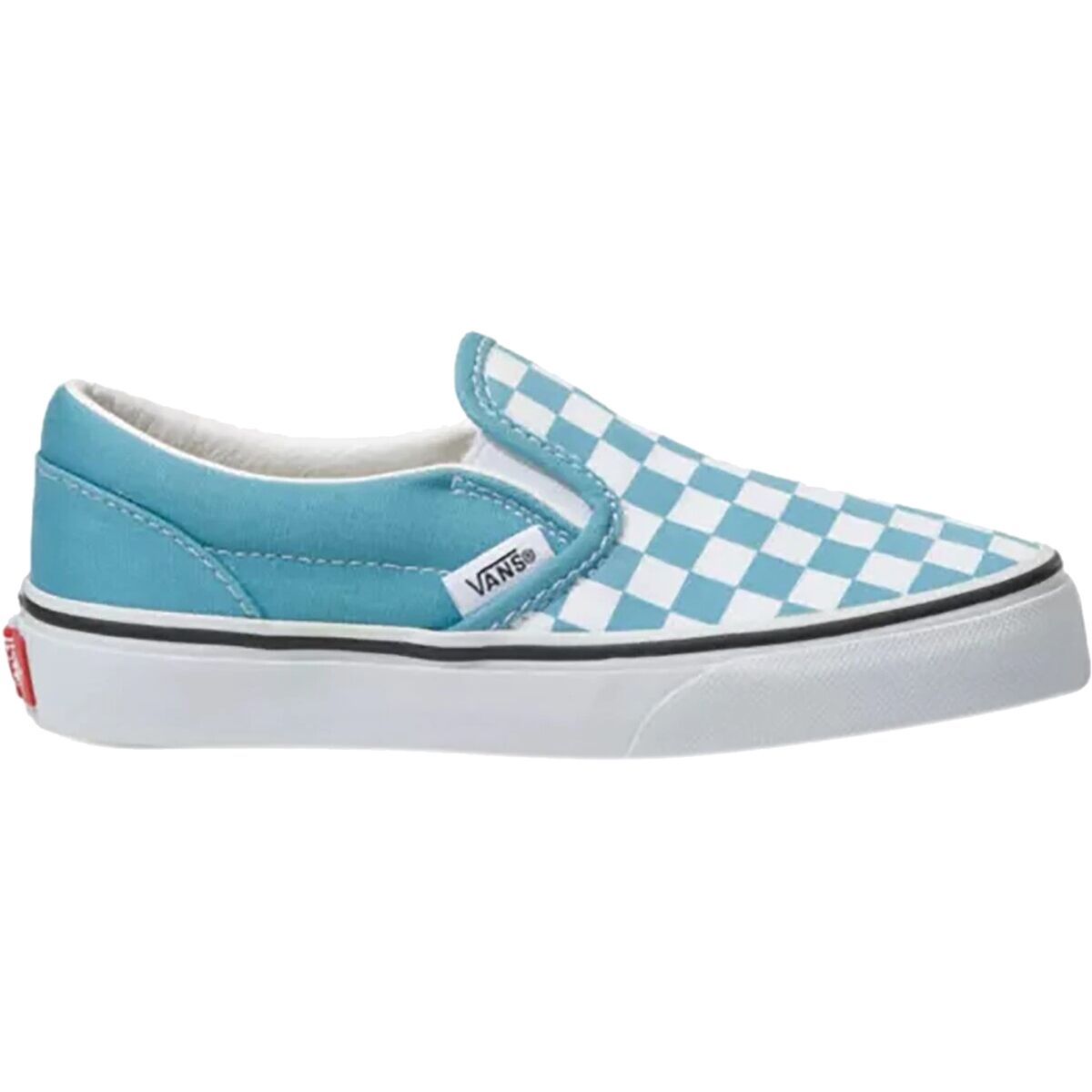 Vans Checkerboard Slip-On V Shoe - Toddlers' (Checkerboard) Delphinium Blue, 8.0