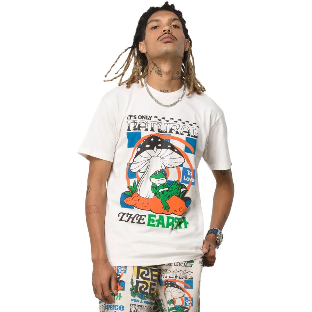 Vans Eco Positivity II Short-Sleeve T-Shirt - Men's Natural, XS