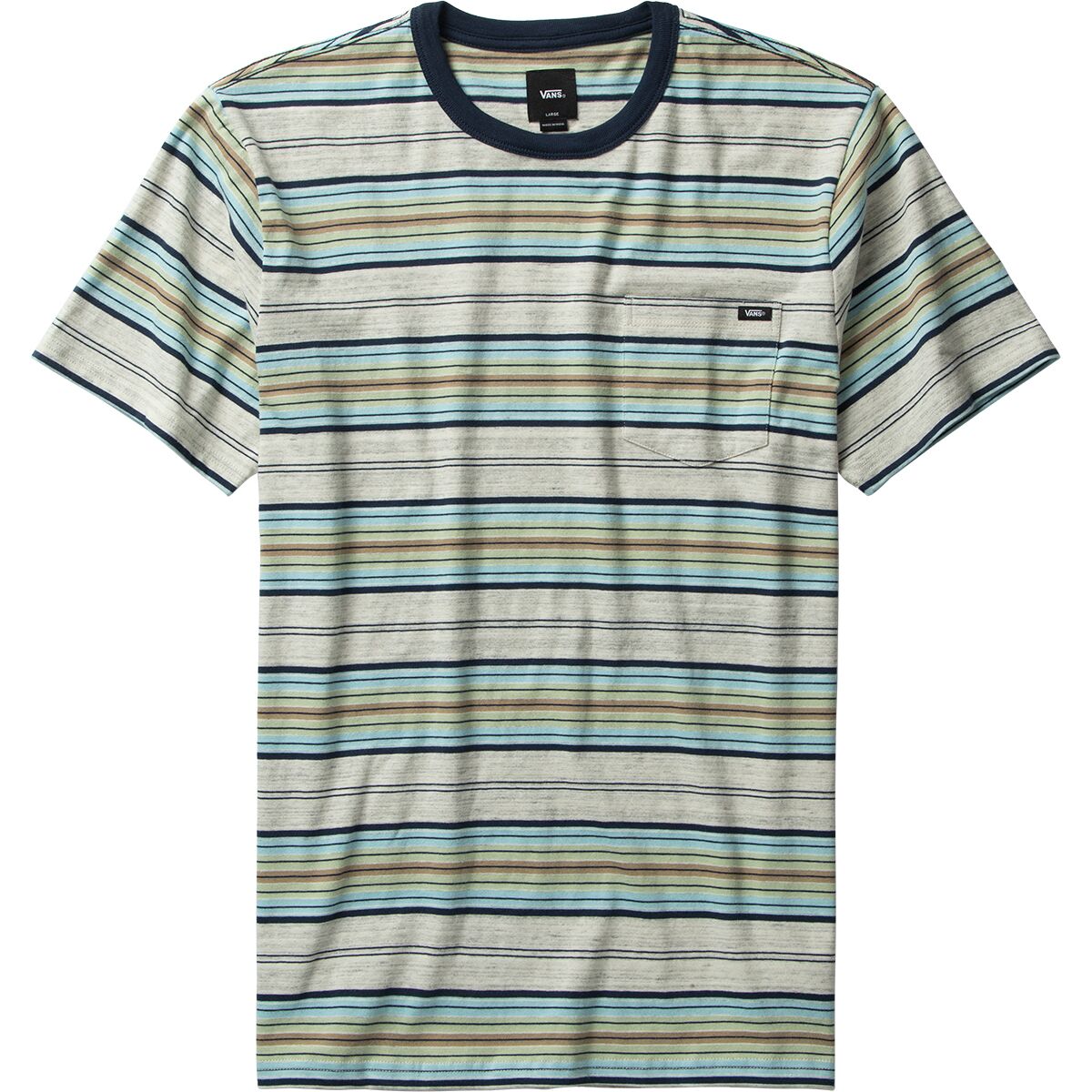 Vans Mesa Stripe Pocket Crew T-Shirt - Men's product image