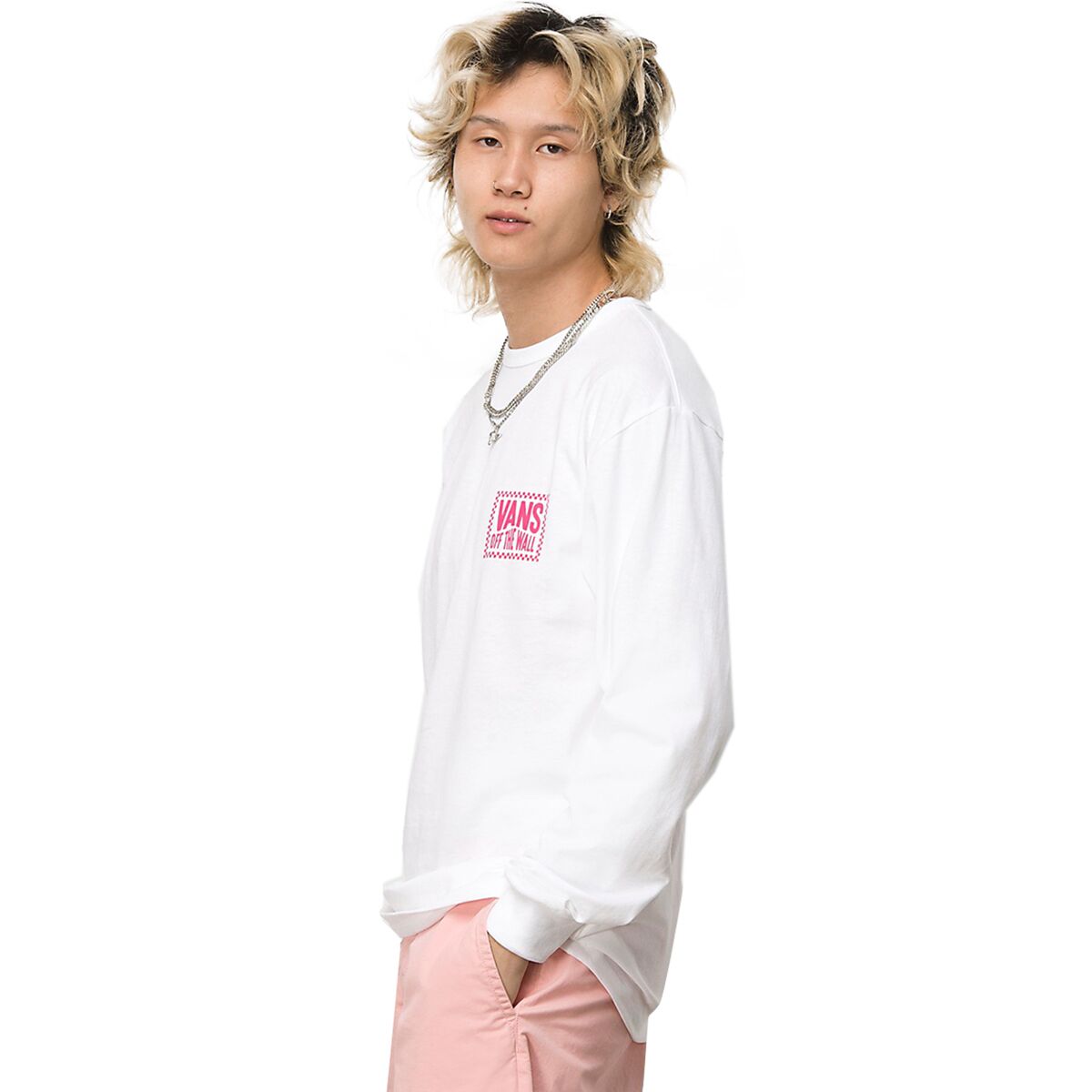 Vans Off The Wall Classic Wavy Check Long-Sleeve T-Shirt - Men's product image