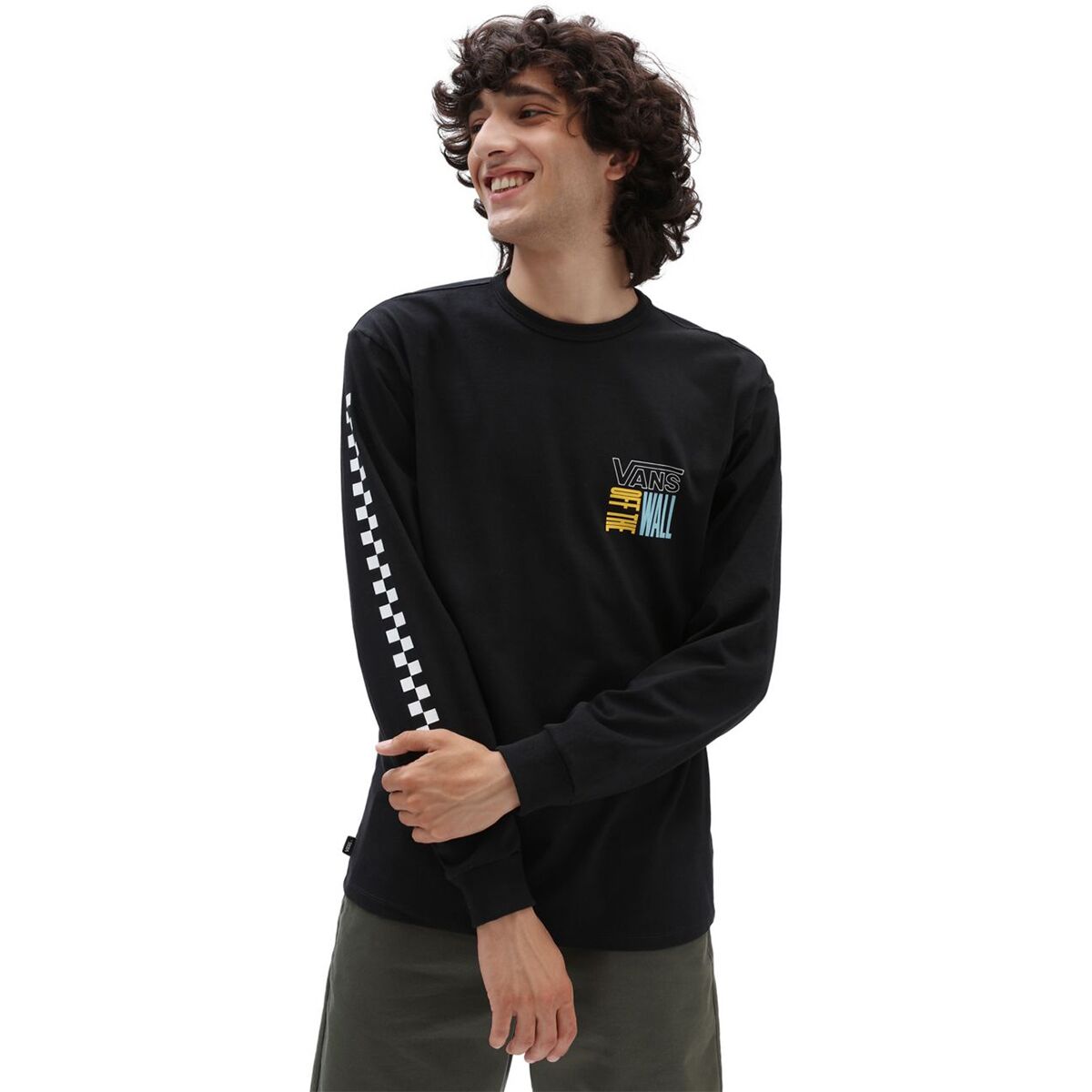 Vans Off Stacked Up Long-Sleeve T-Shirt - - Clothing