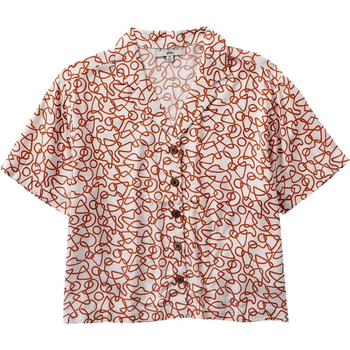 Vans Textured Waves Woven Shirt - Women's - Clothing