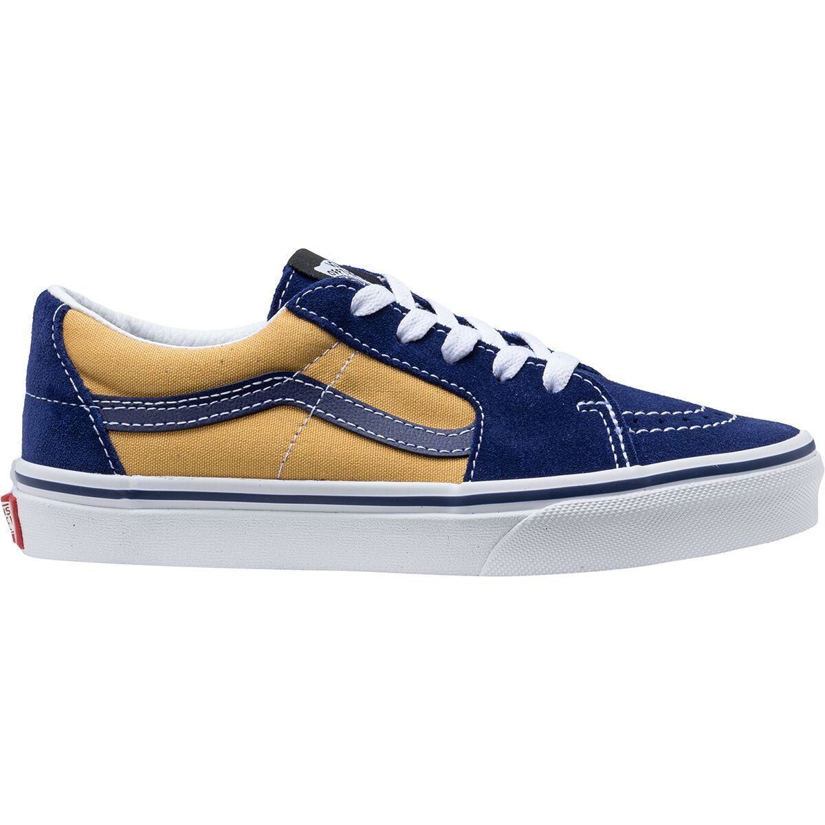 Vans SK8-Low Shoe - Kids' Varsity Navy/Yellow, 1.5