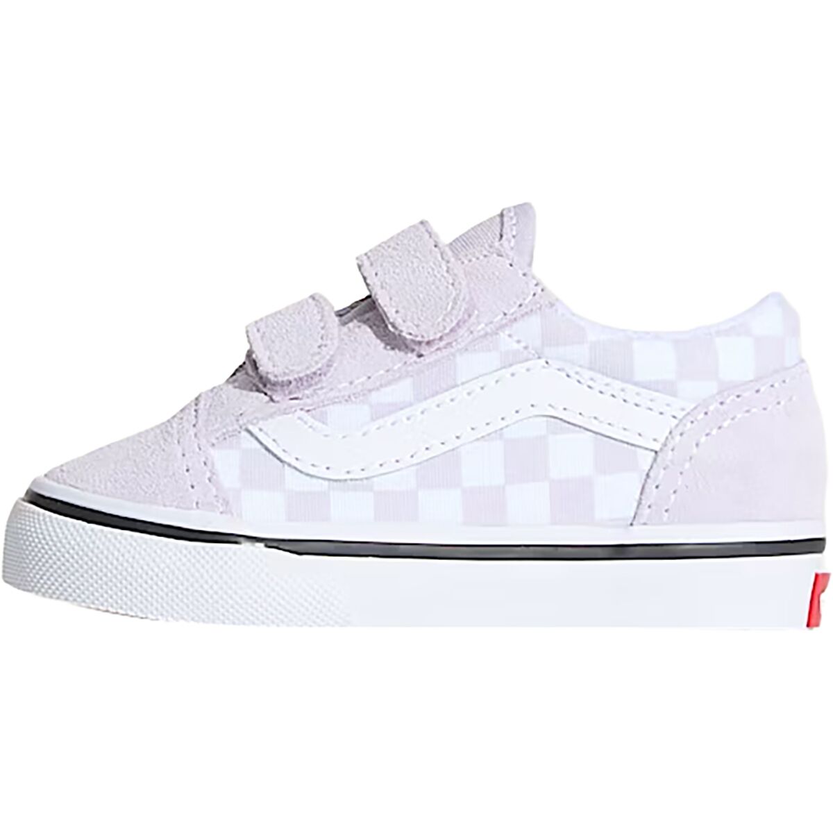 Image of Vans Old Skool V Shoe - Toddlers' Color Theory Checkerboard Lilac Mist, 8.0