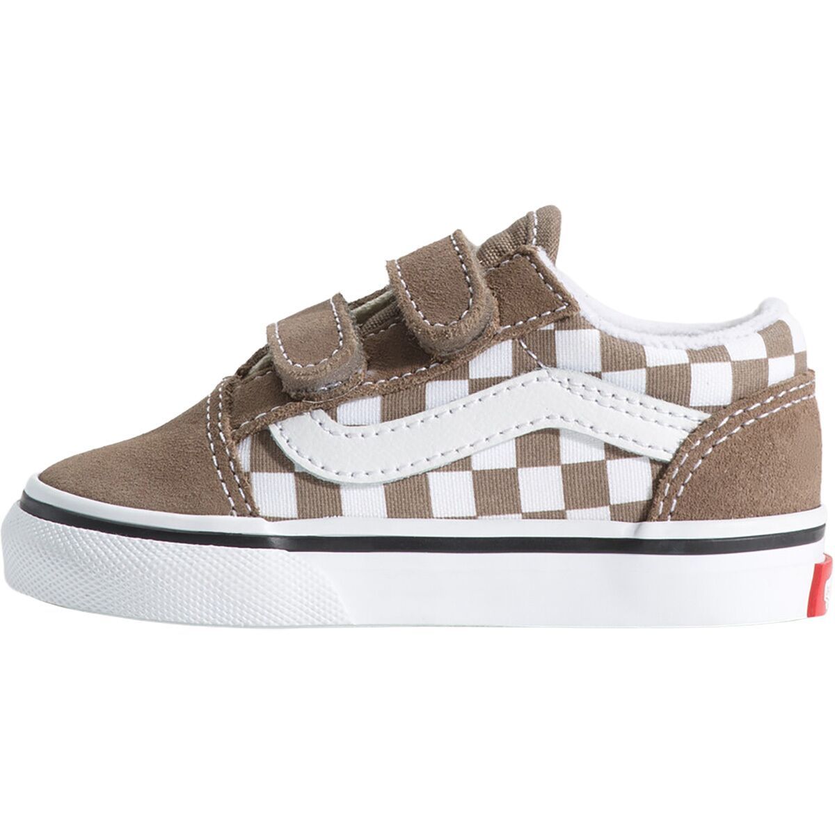 Image of Vans Old Skool V Shoe - Toddlers' Color Theory Checkerboard Walnut, 9.0