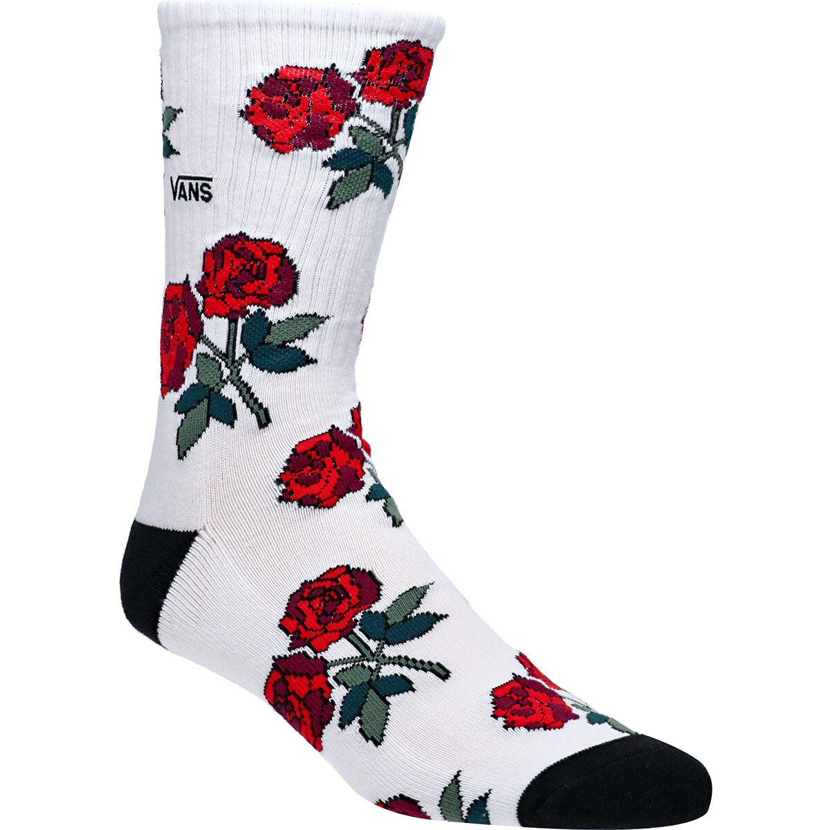 Vans Red Rose Crew Sock