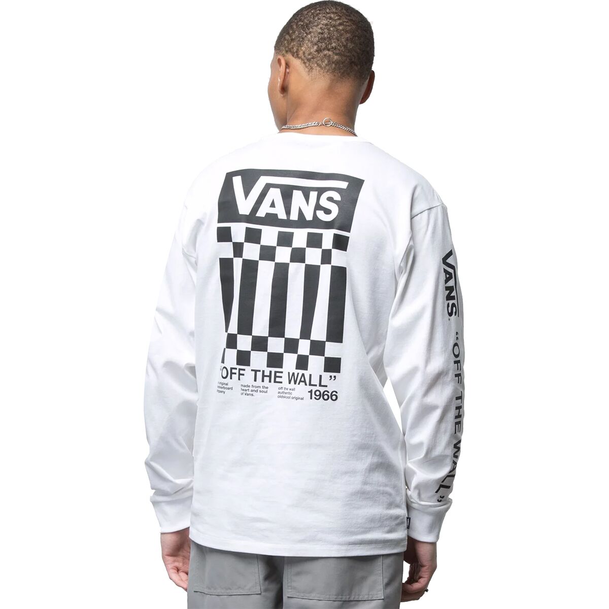 Vans Off The Wall Check Graphic Long-Sleeve T-Shirt - Men's product image