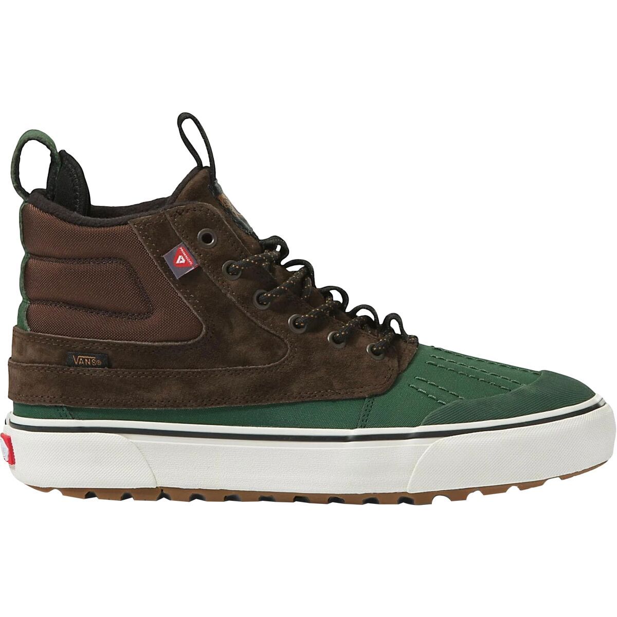 Image of Vans Sk8-HI Del Pato MTE 2 Boot Brown/Green, Mens 4.5/Womens 6.0