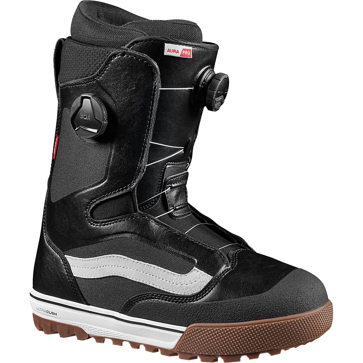 Vans Aura Pro BOA Snowboard Boot - 2023 Black/White