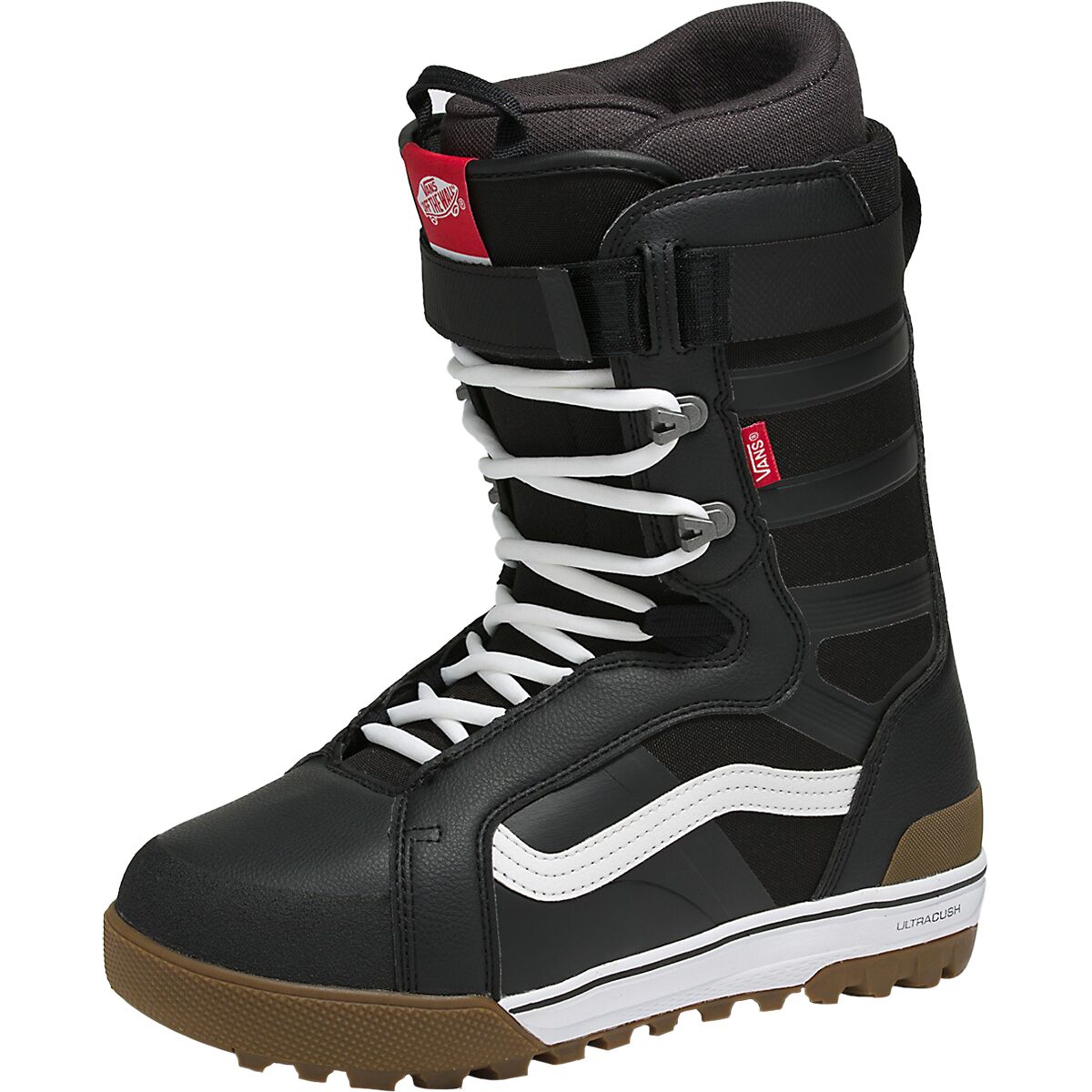 HiStandard Pro Snowboard Boot 2024 Black/White, 7.0 by Vans US