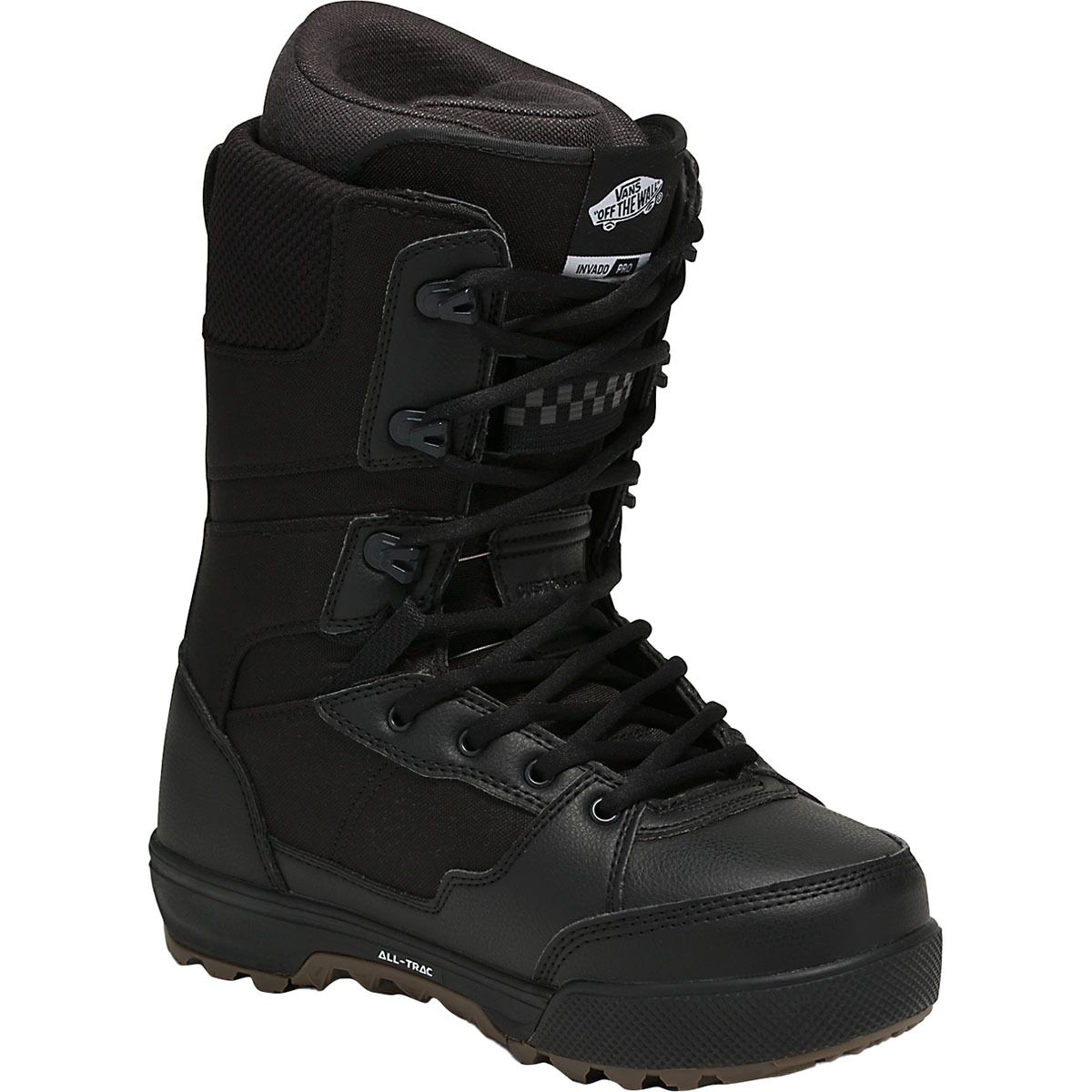 Vans Invado Pro Snowboard Boot - 2024 (B9M) Black/Gum