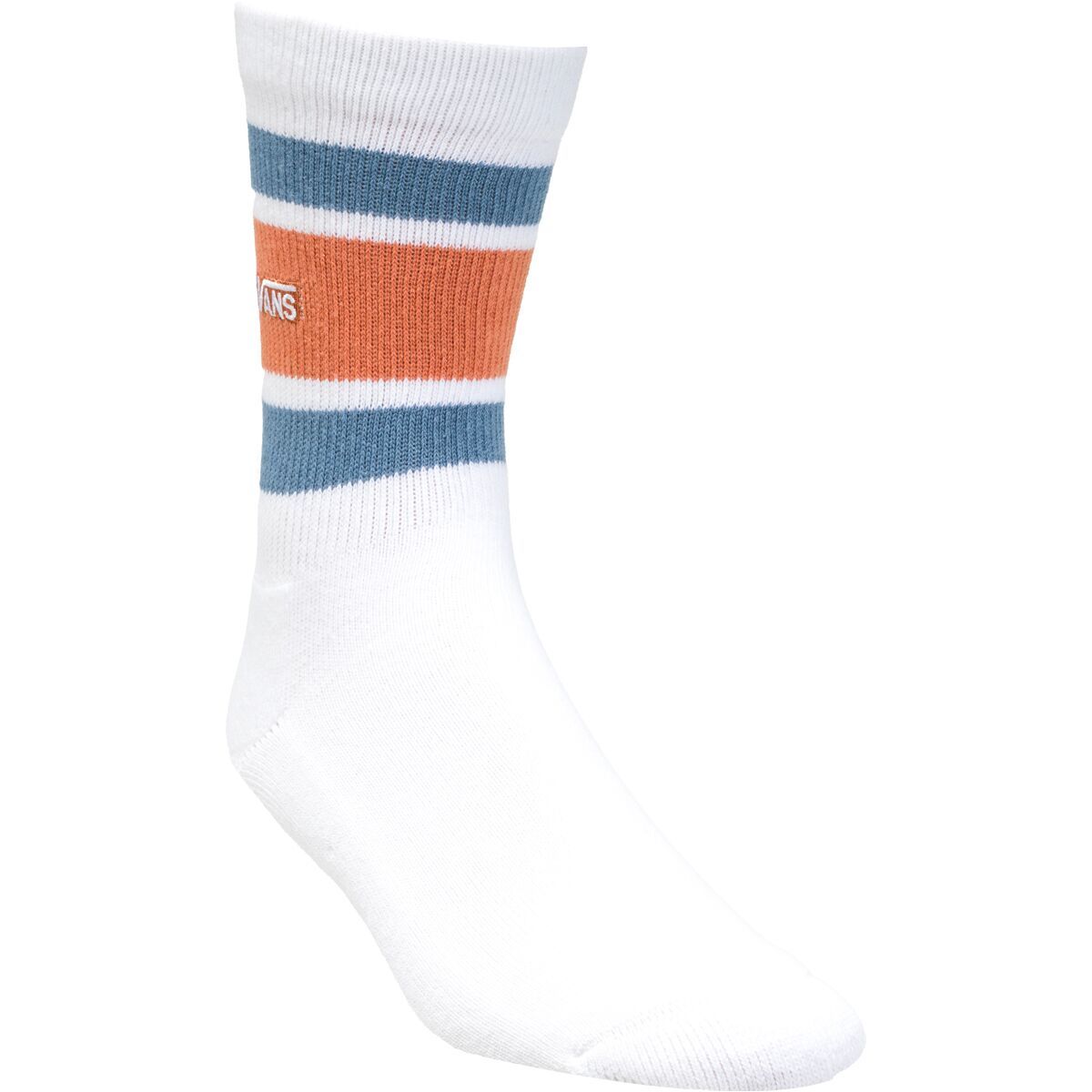 Vans Better Stripe Crew Sock - Men's White, 6.5-9.0