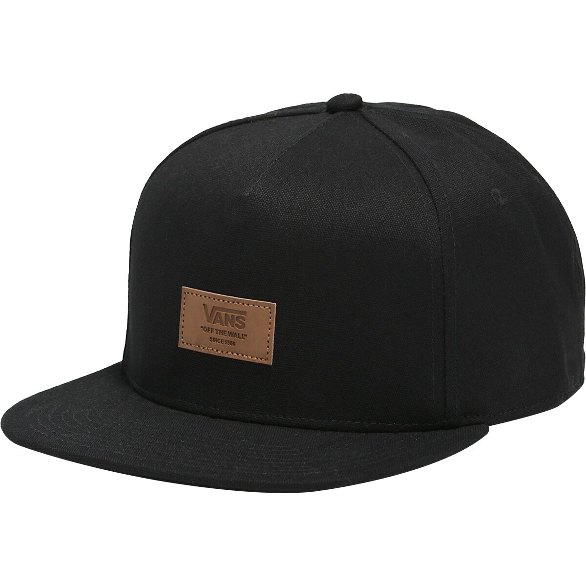 Vans Off The Wall Patch Snapback Hat Black