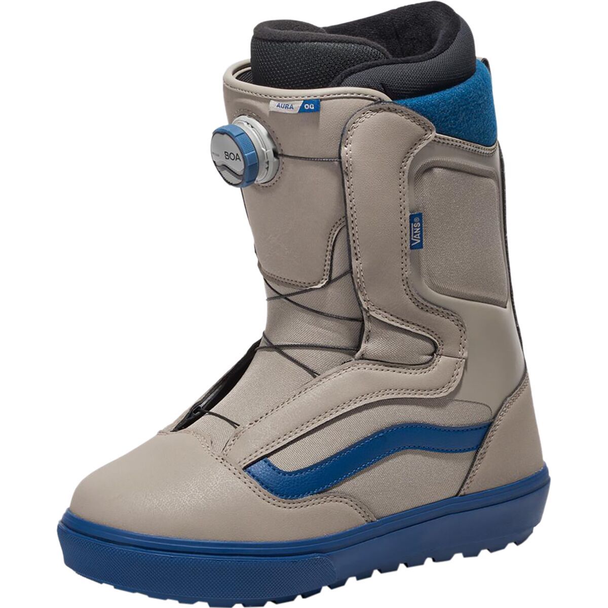 Vans Aura OG BOA Snowboard Boot - 2025 Blue/Grey, 13.0