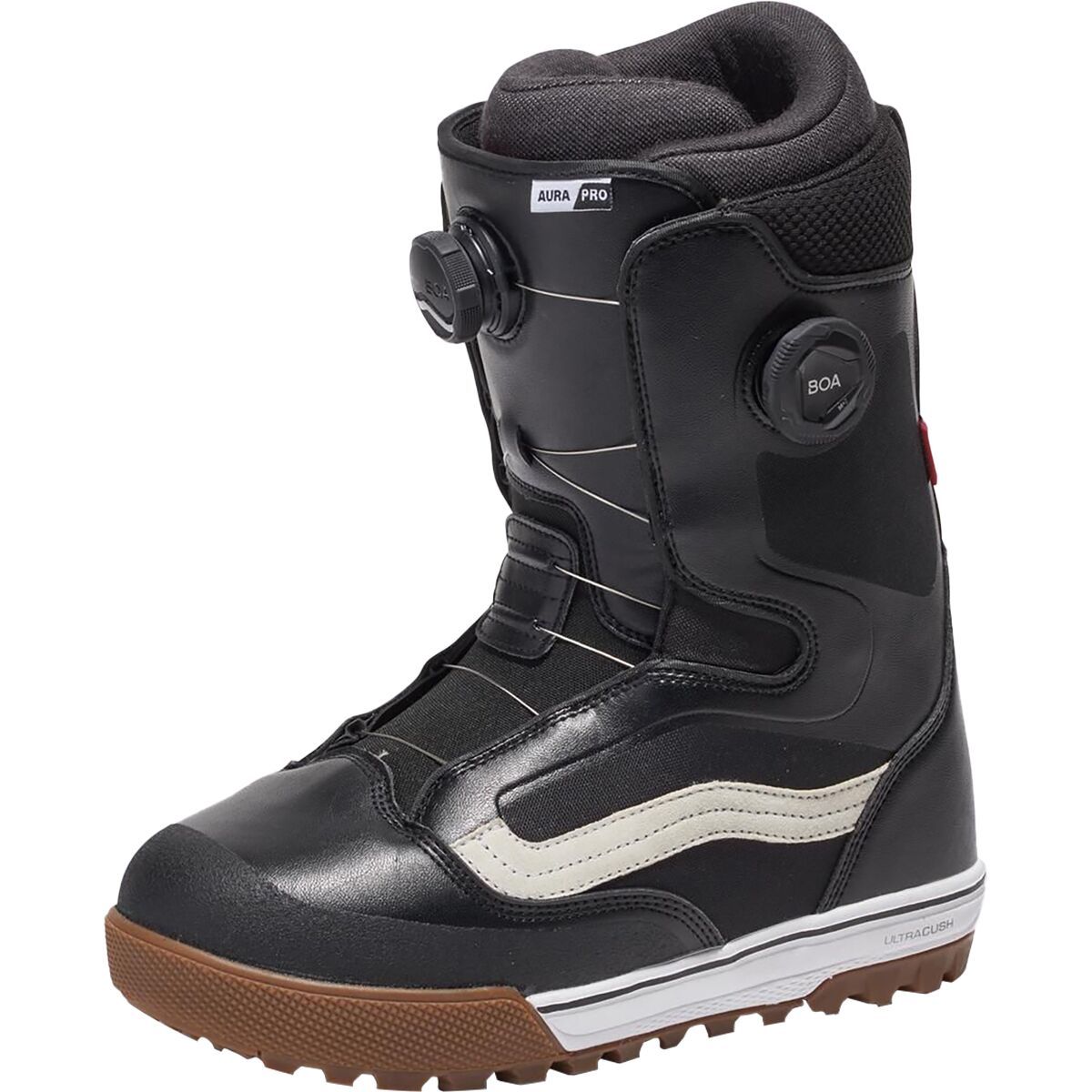 Vans Aura Pro BOA Snowboard Boot - 2025 Black/White, 9.0