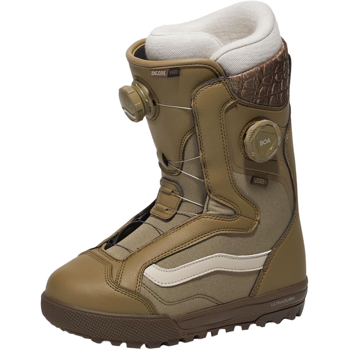 Image of Vans Encore Pro BOA Snowboard Boot - 2025 - Women's Olive/Gum, 10.0