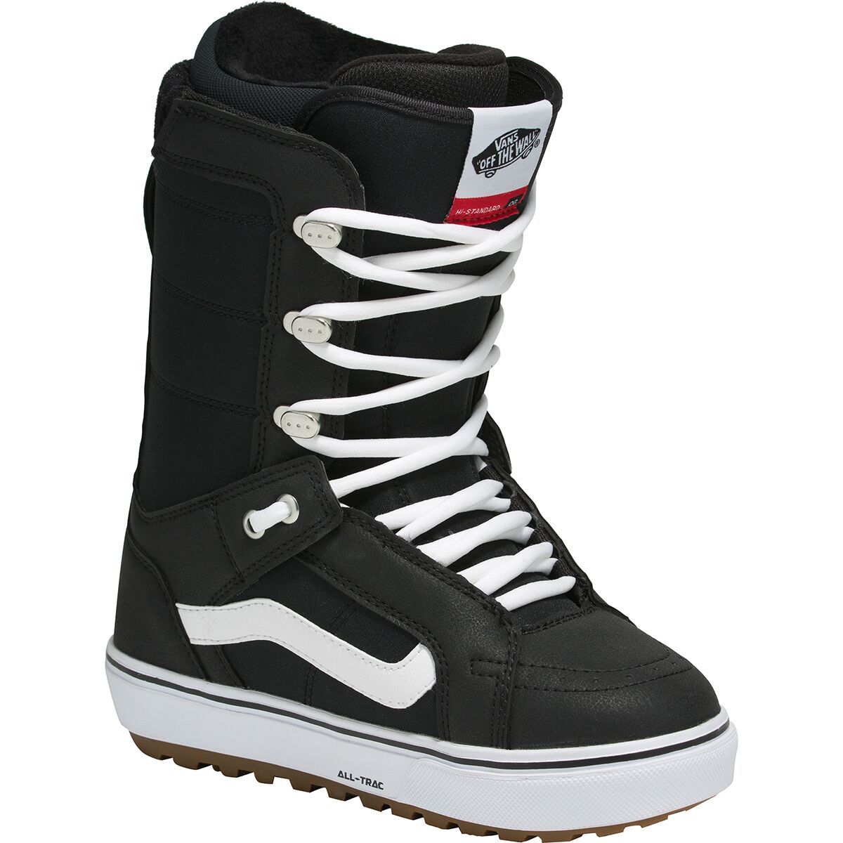 Vans Hi-Standard OG Snowboard Boot - 2025 - Women's Black/White 19, 5.5