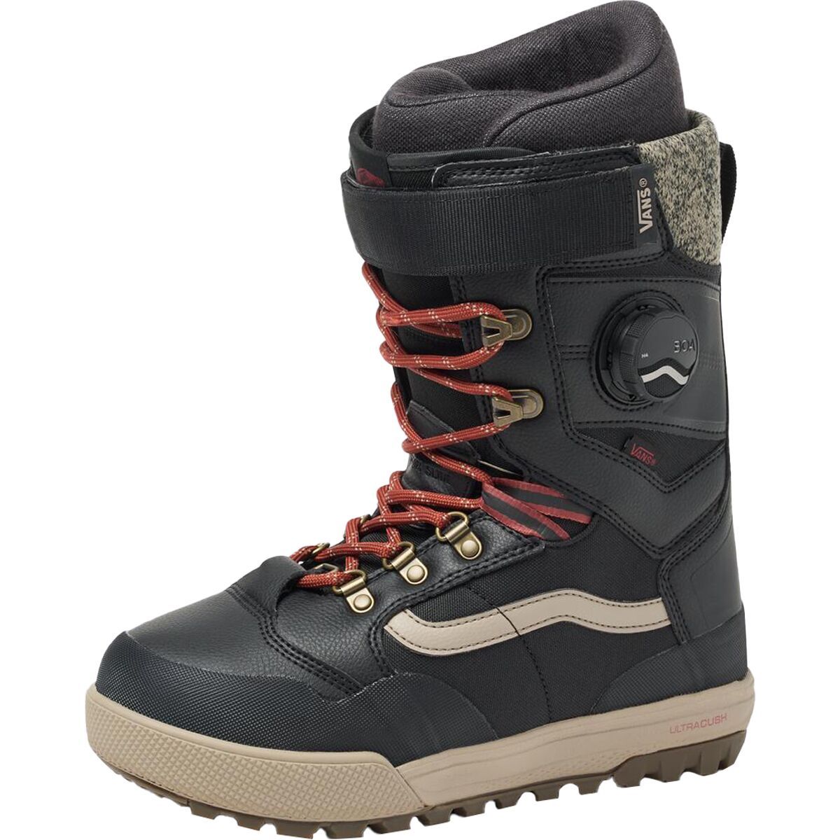 Vans Luna Ventana Pro Snowboard Boot - 2025 - Women's Black/Red, 5.5