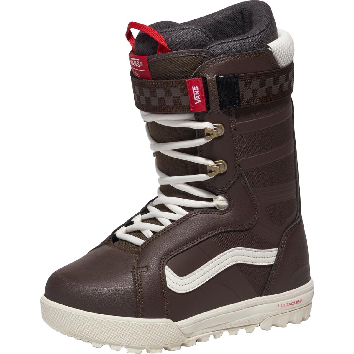Image of Vans Hi-Standard Pro Snowboard Boot - 2025 - Women's Jill Perkins Marshmallow/Demitasse, 10.0