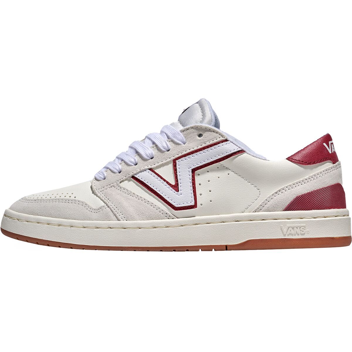 Image of Vans Lowland 2.0 Shoe Vintage Red/Gum, Mens 11.5