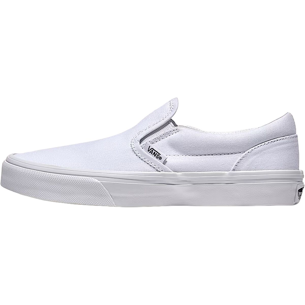 Image of Vans Classic Slip-On Shoe - Kids' True White, 4.0