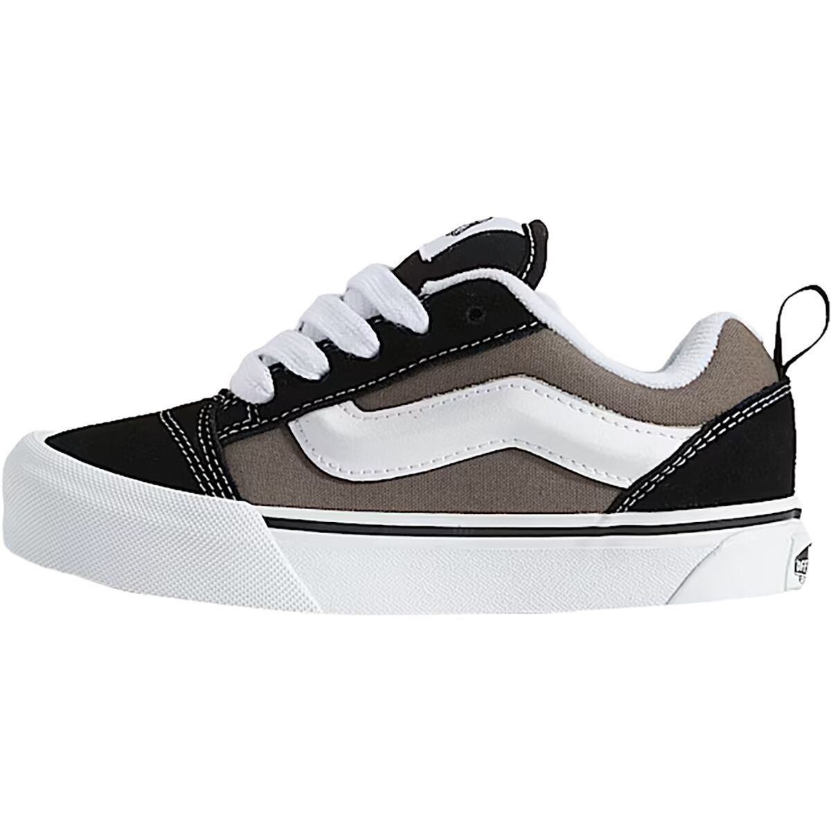 Image of Vans Knu Skool Shoe - Kids' 2-Tone Black/Bungee Cord, 4.0