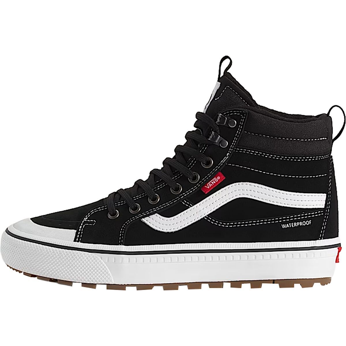 Image of Vans MTE Sk8-Hi Waterproof Insulated Shoe Black/White, Mens 10.0/Womens 11.5