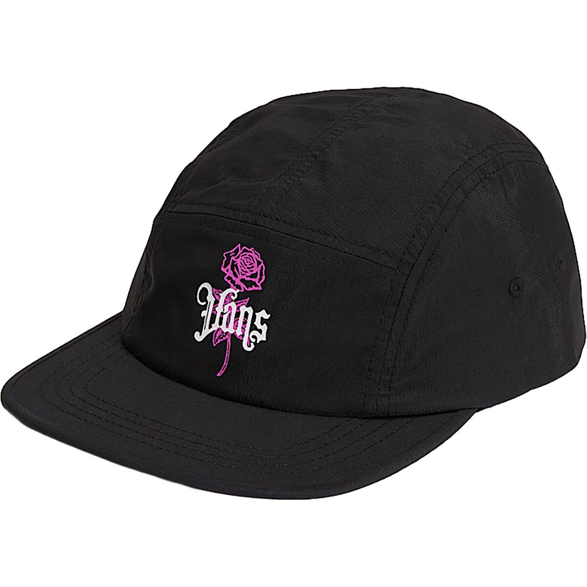 Image of Vans Ground Up Tall Camper Hat - Men's Black, One Size