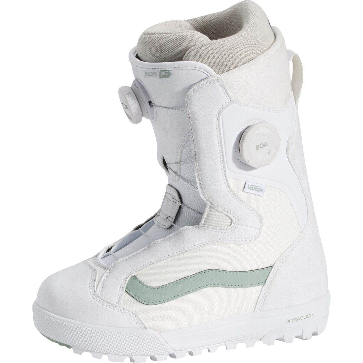 Image of Vans Encore Pro Snowboard Boot - 2026 - Women's 30th Anniversary White/Gray Olive, 6.5