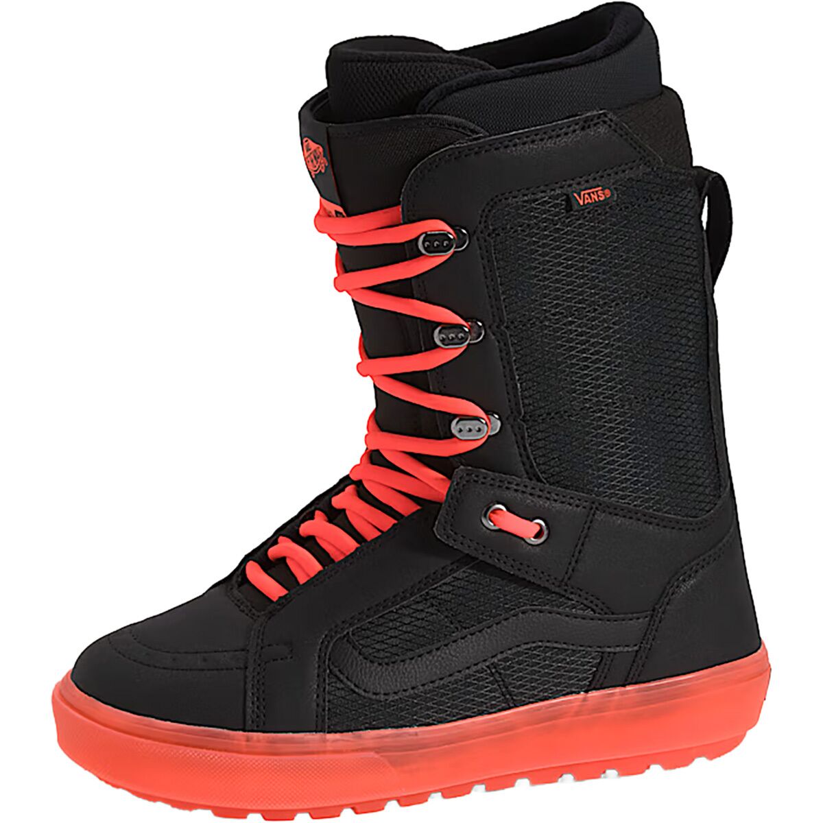 Image of Vans Hi-Standard OG Snowboard Boot - 2027 - Men's Black/Orange, 9.0