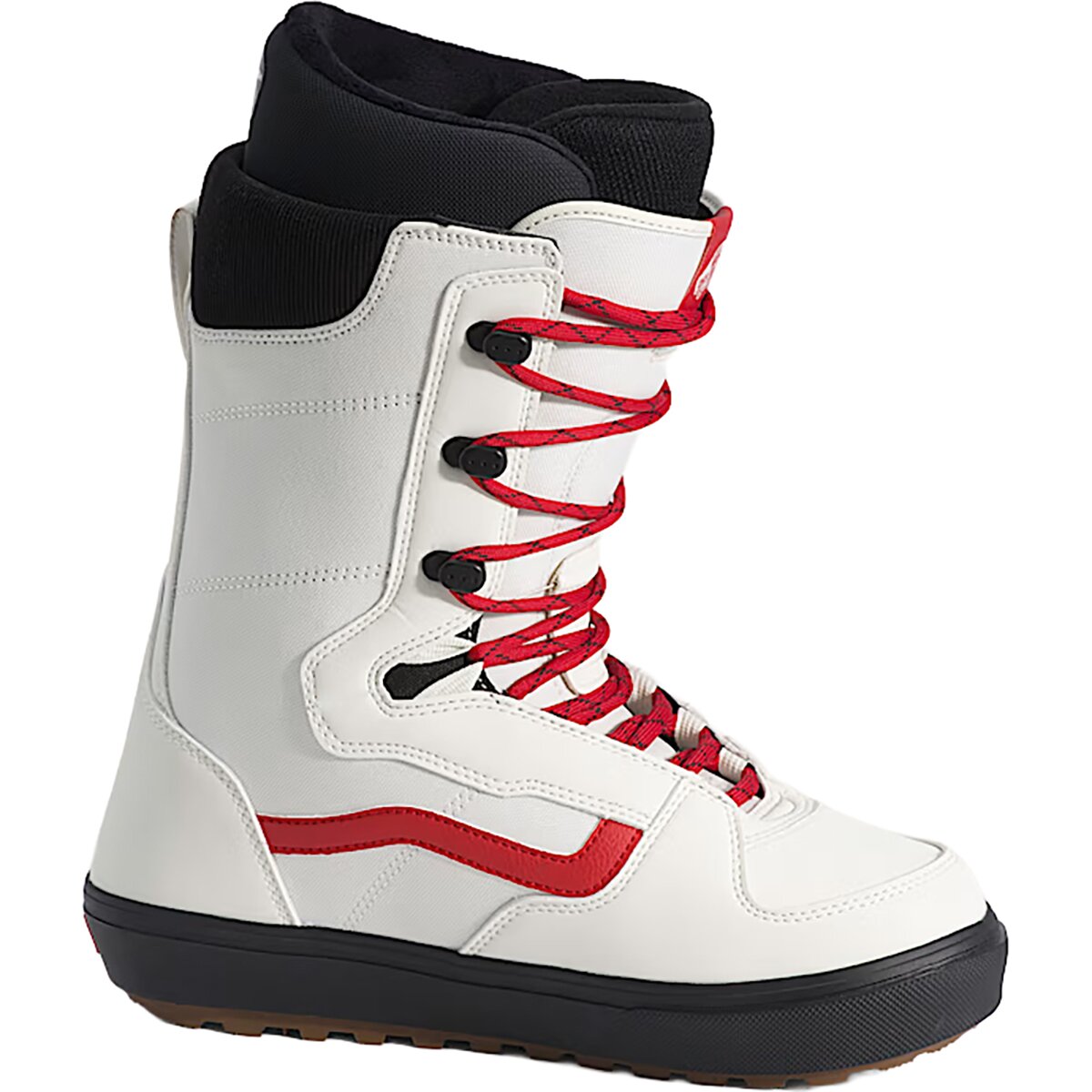 Image of Vans Invado OG Snowboard Boot - 2027 Marshmallow/Racing Red, 11.5