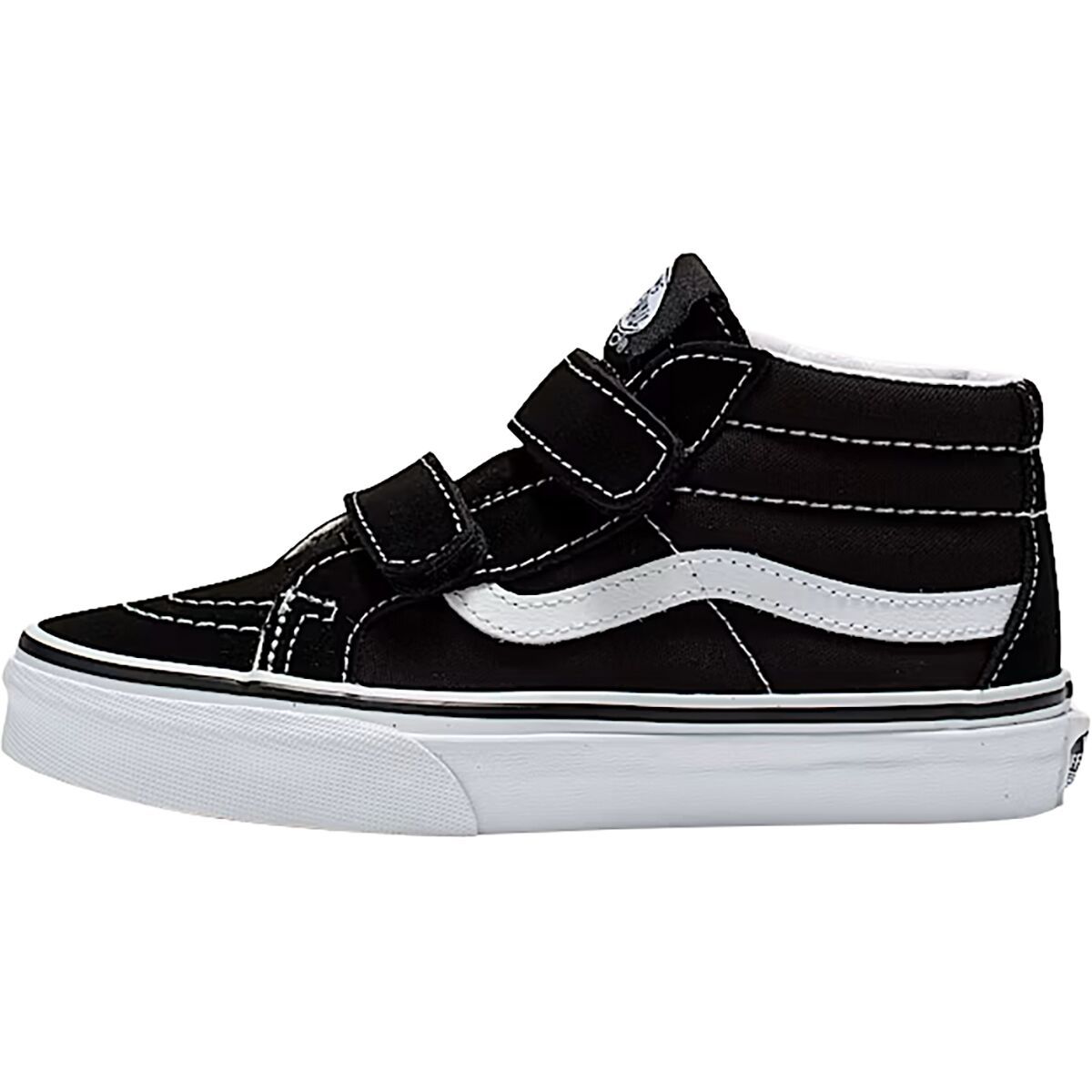 Image of Vans Sk8-Mid Reissue V Shoe - Toddlers' Black/True White, 5.0
