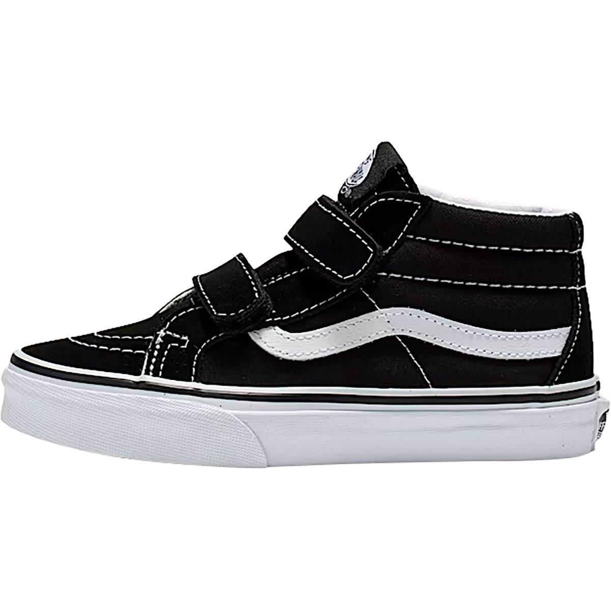 Image of Vans Sk8-Mid Reissue V Shoe - Toddlers' Black/True White, 6.0