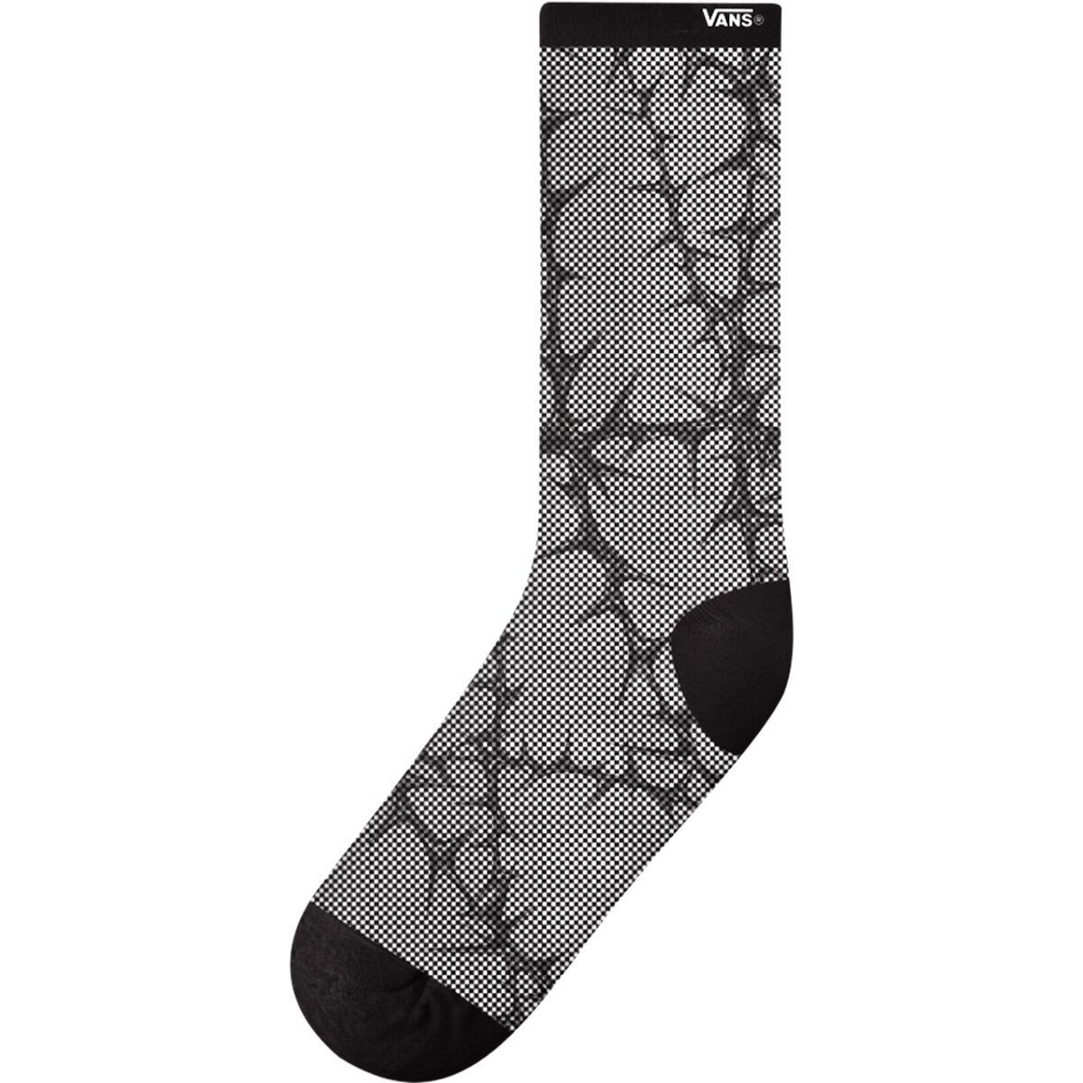 Image of Vans Hazy Sheer Crew Sock - Men's Black, S