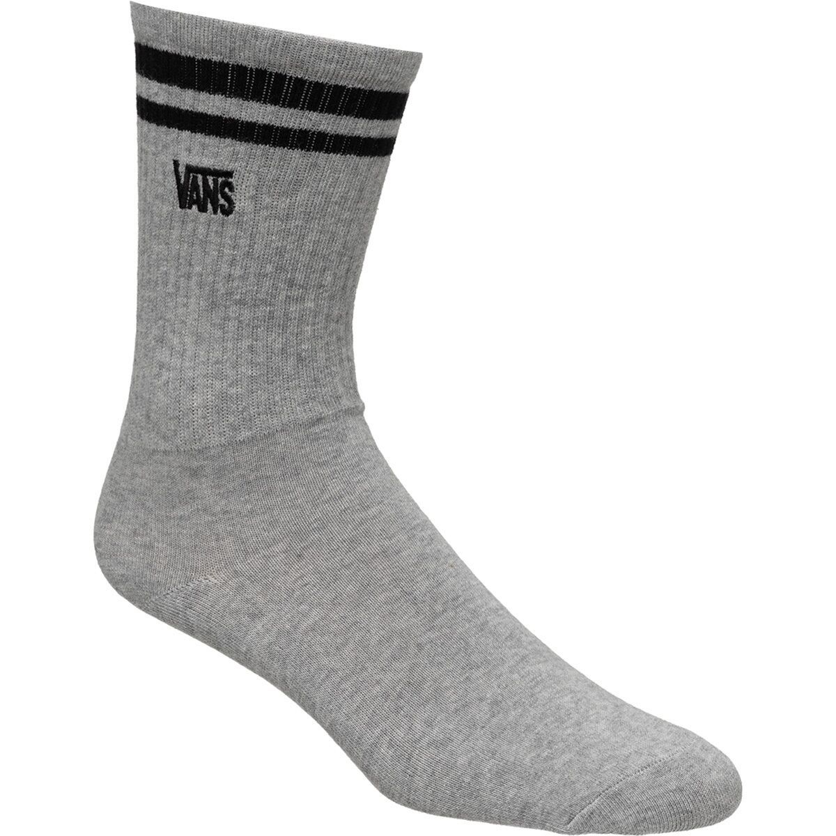 Image of Vans Stretch Logo Crew Sock - Men's Heather Grey, M