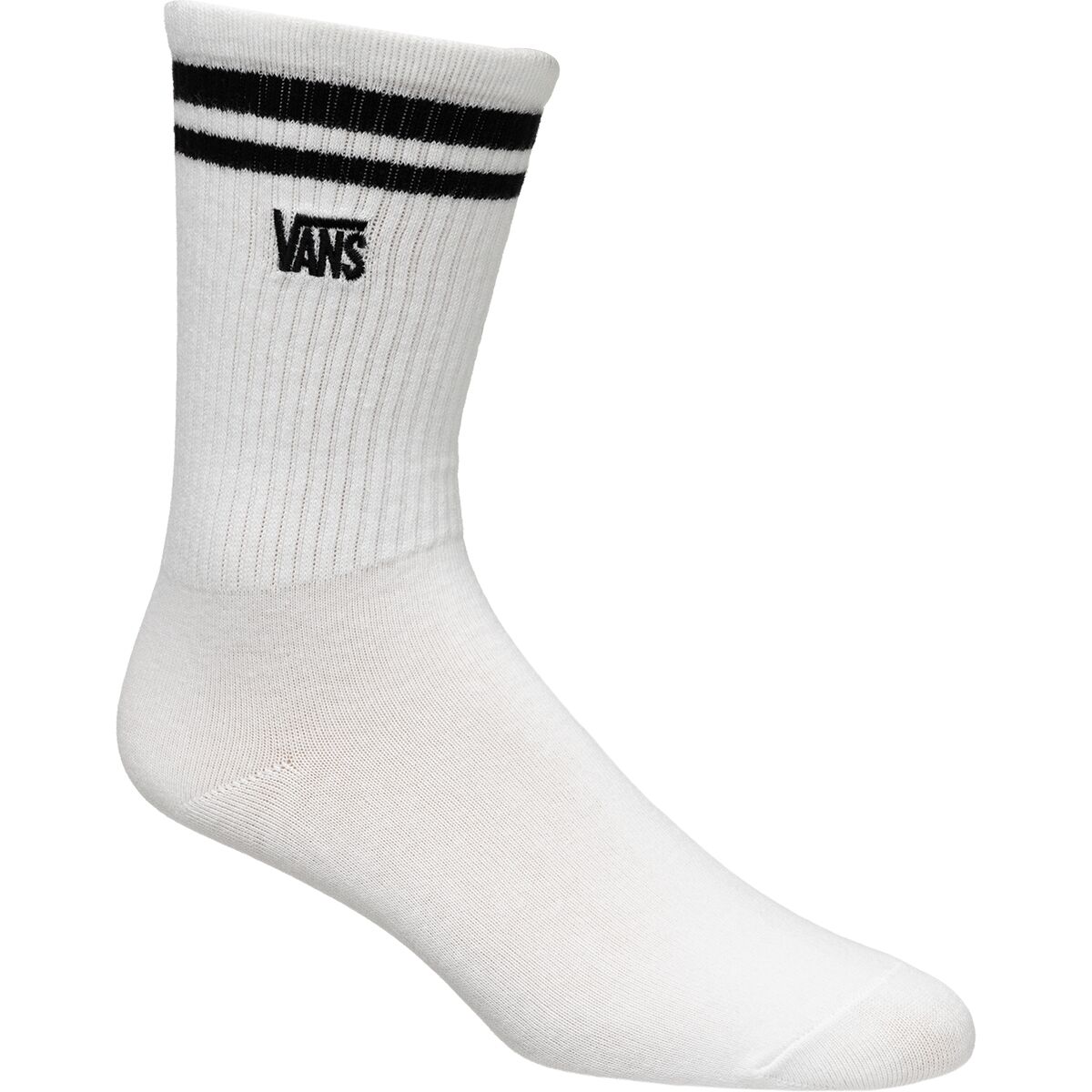 Image of Vans Stretch Logo Crew Sock - Men's White, S