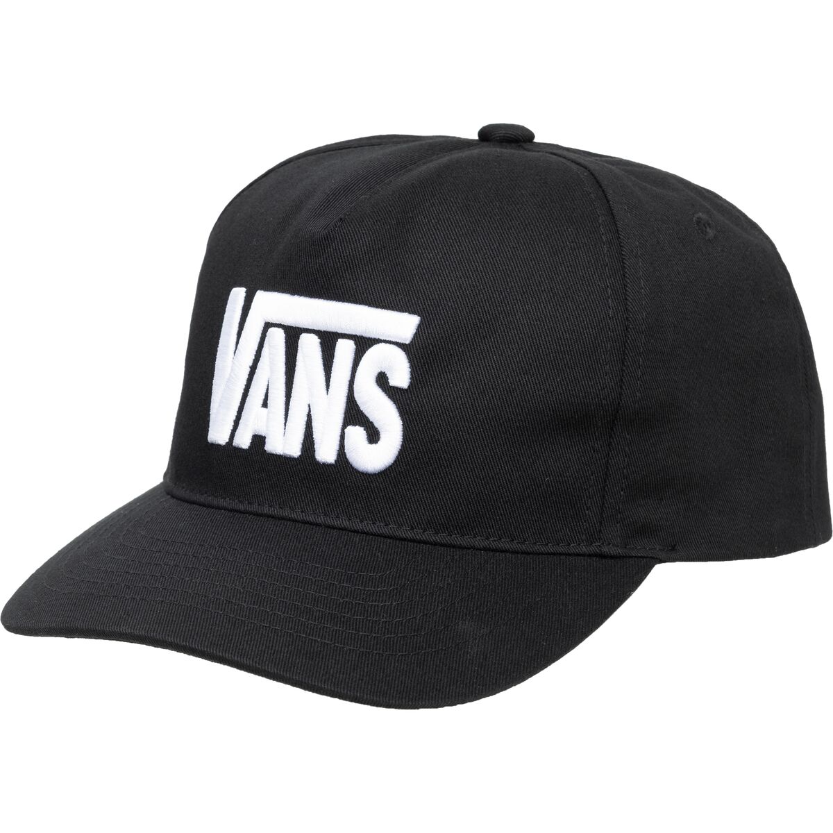 Image of Vans Stretch Logo Snapback Hat Black, One Size
